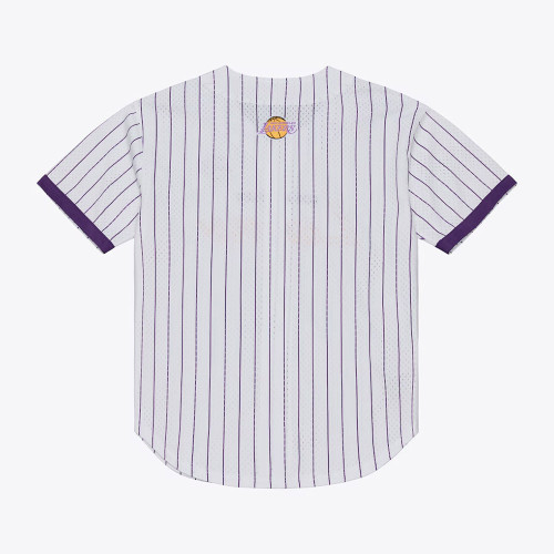 Mitchell & Ness Ανδρικό Baseball Jersey NBA Head Coach striped mesh button shirt